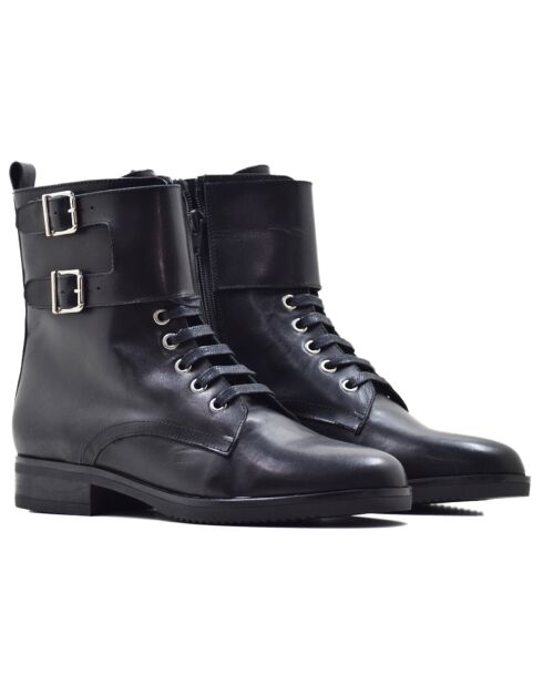 Botas de piel negras Kate