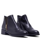 Bottines en Cuir Elly noires