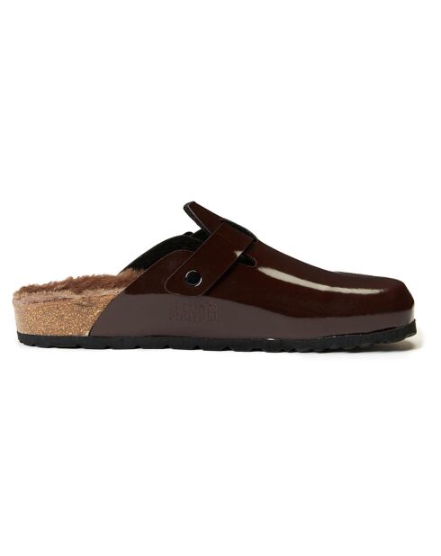 Chaussons Noé intérieur fourré marron