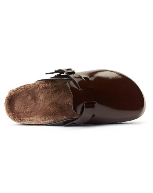 Chaussons Noé intérieur fourré marron