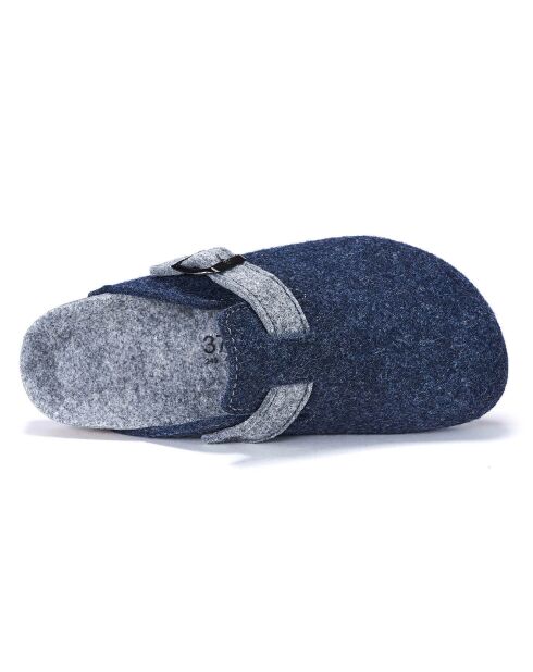 Chaussons en Feutre Noé bleus