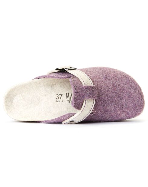 Chaussons en Feutre Noé violets