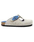 Chaussons en Feutre Flore beiges