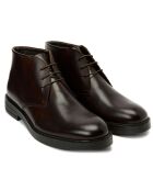 Chukka Boots en Cuir Plain marron