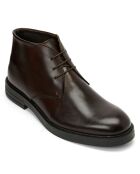 Chukka Boots en Cuir Plain marron