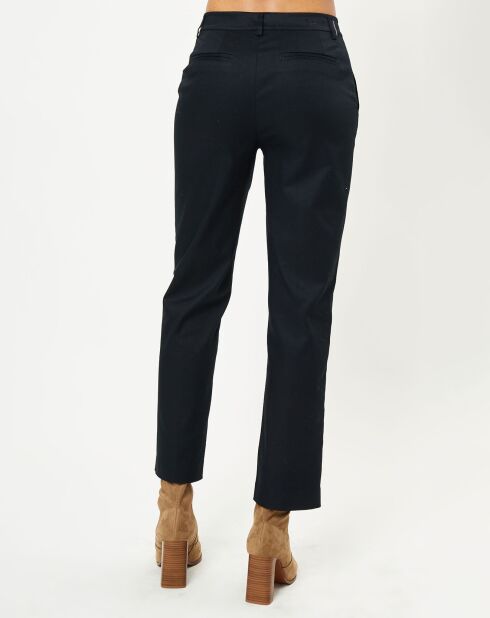 Pantalon chino regular noir