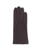 Gants en Cuir d'Agneau doublure Textile Fanny camel