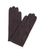 Gants en Cuir d'Agneau doublure Textile Fanny camel