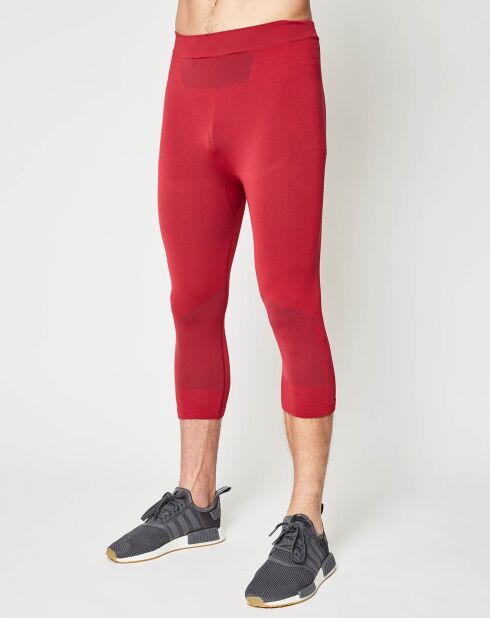 Collant technique 3/4 Evolution Warm Seamless rouge