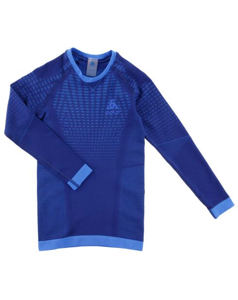T-Shirt technique manches longues Performance Warm bleu