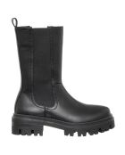 Chelsea boots en Cuir végétal Nina noires - Talon 5 cm