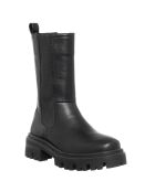 Chelsea boots en Cuir végétal Nina noires - Talon 5 cm