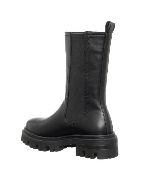 Chelsea boots en Cuir végétal Nina noires - Talon 5 cm