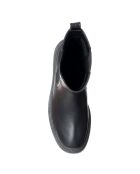 Chelsea boots en Cuir végétal Nina noires - Talon 5 cm