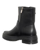 Schwarze Lana-Gemüselederstiefel