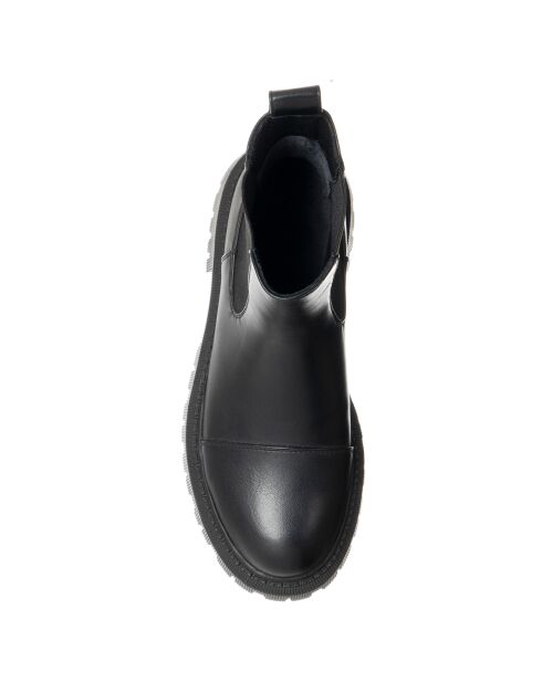 Chelsea boots en Cuir végétal Naomi noires