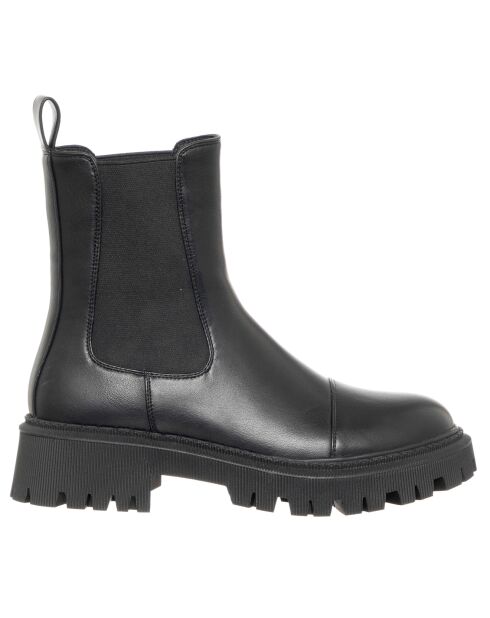 Chelsea boots en Cuir végétal Naomi noires