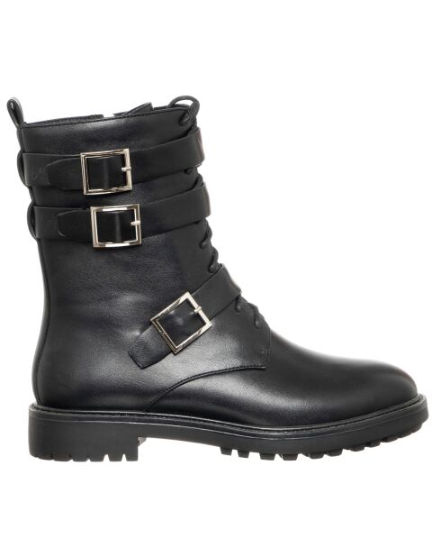 Boots en Cuir végétal Levita noires