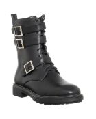 Boots en Cuir végétal Levita noires