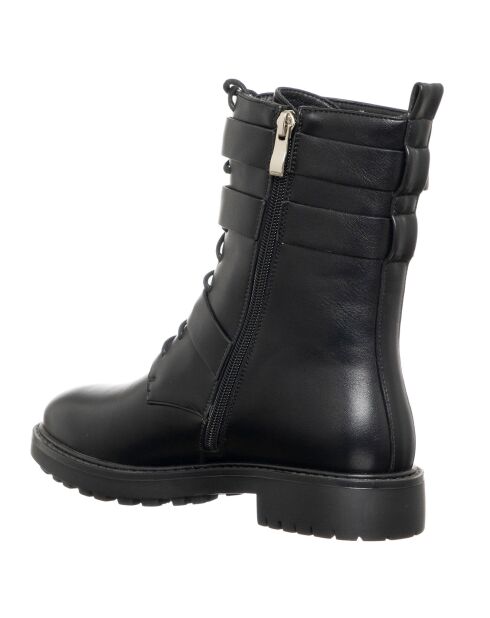 Boots en Cuir végétal Levita noires
