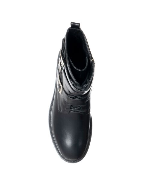 Boots en Cuir végétal Levita noires