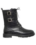 Boots en Cuir végétal Luna noires