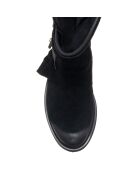 Bottes en Velours de Cuir noires