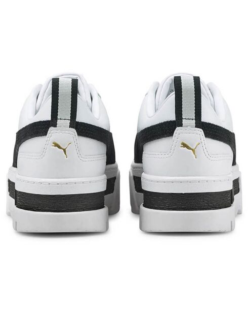Baskets Mayze Leather blanc/noir