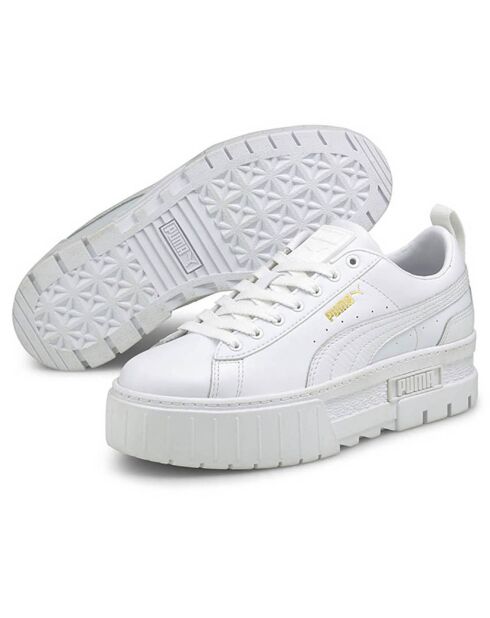 Baskets en Cuir Mayze Classic blanches