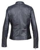 Veste en Cuir Aglae noire