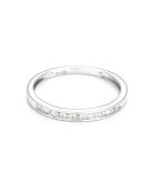 Bague Alliance Road Diamant 0.12 ct or blanc