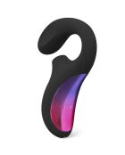Vibromasseur sonique à double stimulation Enigma noir
