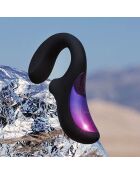 Vibromasseur sonique à double stimulation Enigma noir