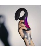 Vibromasseur sonique à double stimulation Enigma noir