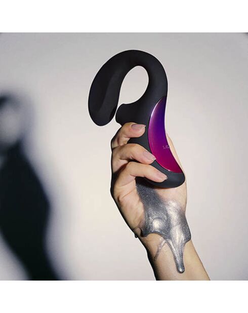 Vibromasseur sonique à double stimulation Enigma noir