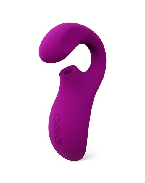 Vibromasseur sonique à double stimulation Enigma violet