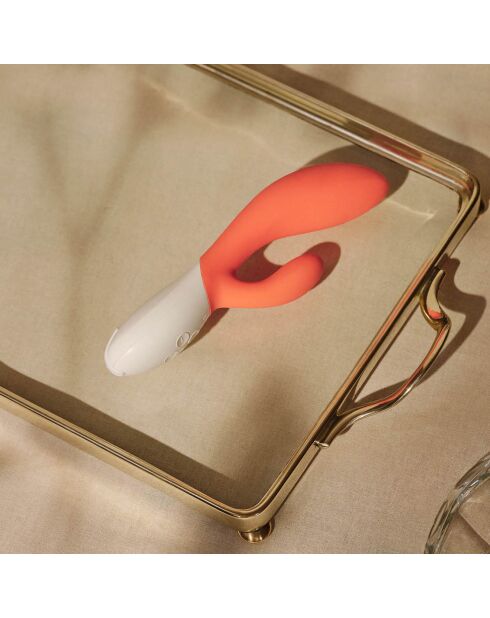 Vibromasseur rabbit Ina 3 corail