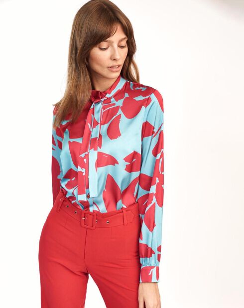 Emma türkisfarbene Bluse