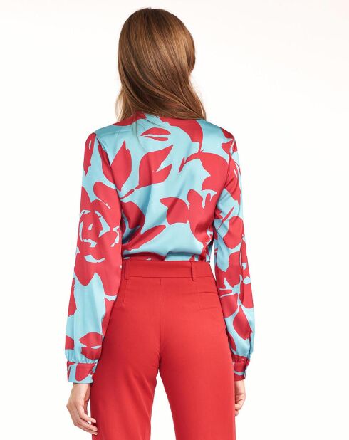 Emma türkisfarbene Bluse