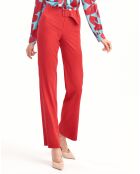 Pantalon Olivia rouge