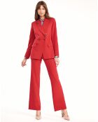 Pantalon Olivia rouge
