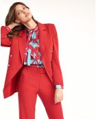 Pantalon Olivia rouge