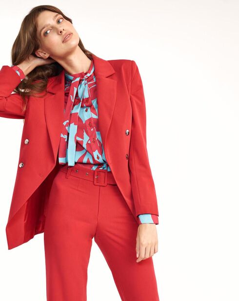 Pantalon Olivia rouge
