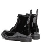 Boots en Cuir Vernis 1460 Mono noires