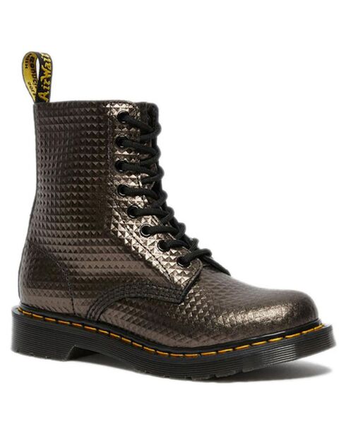 Boots en Cuir 1460 Pascal bronze