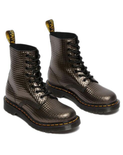 Boots en Cuir 1460 Pascal bronze
