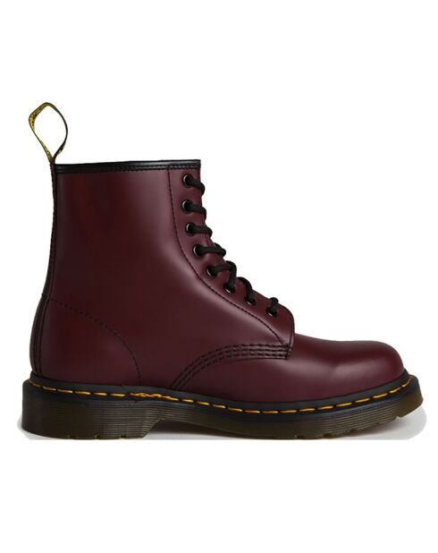 Boots en Cuir 1460 bordeaux