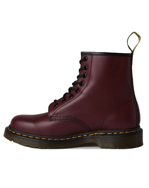 Boots en Cuir 1460 bordeaux