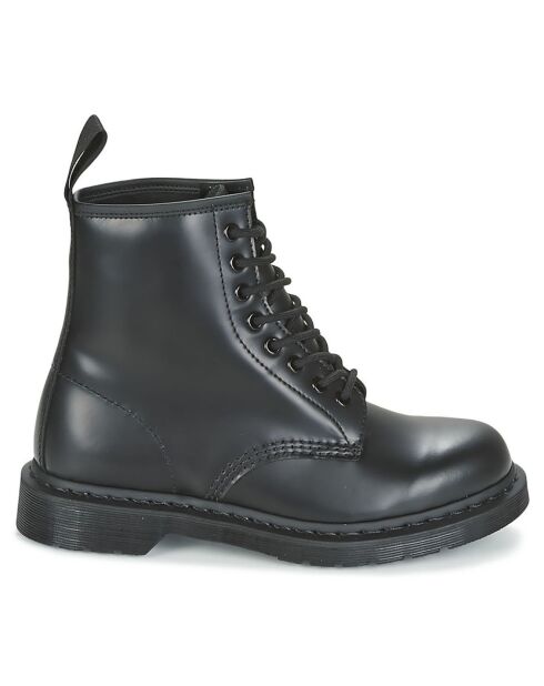 Boots en Cuir 1460 Mono Smooth noires