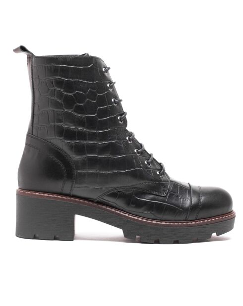 Stivali Lee in pelle nera - tacco 5 cm